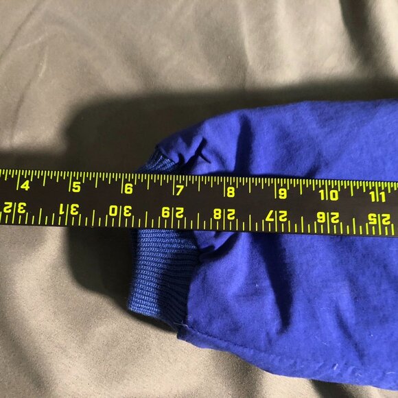 L.L. Bean Women's Down Coat Large? Hooded Winter Jacket Blue Nylon Coat - Picture 8 of 16